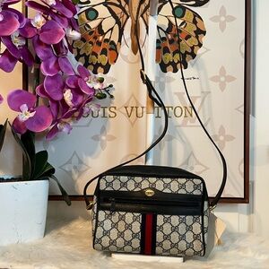 Gucci navy blue crossbody Bag